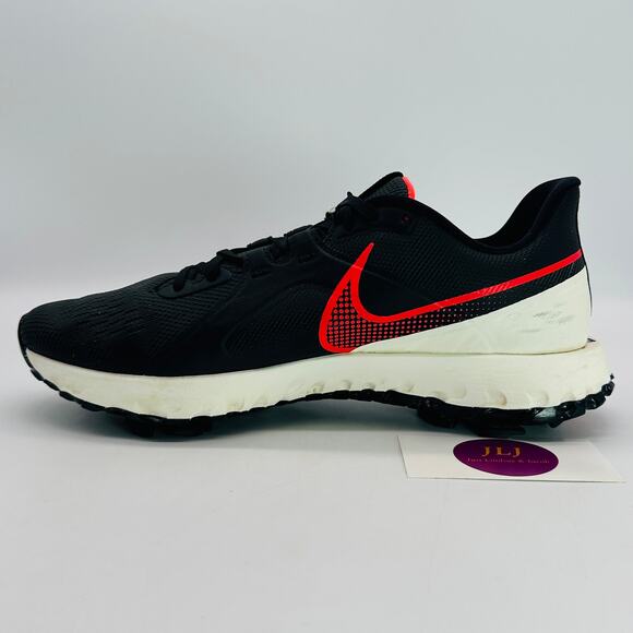 Nike Men's React Infinity Pro Black Crimson Golf Shoes CT6621-002 Size 9 Wide - Picture 8 of 11